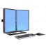 حامل شاشة - HP Ergotron Adjustable Dual Monitor Stand